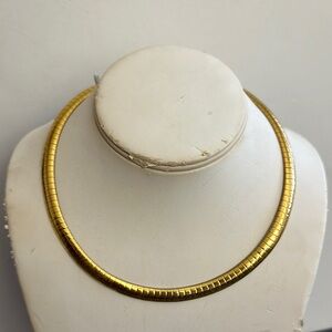 Joan Rivers Signed Gold Necklace